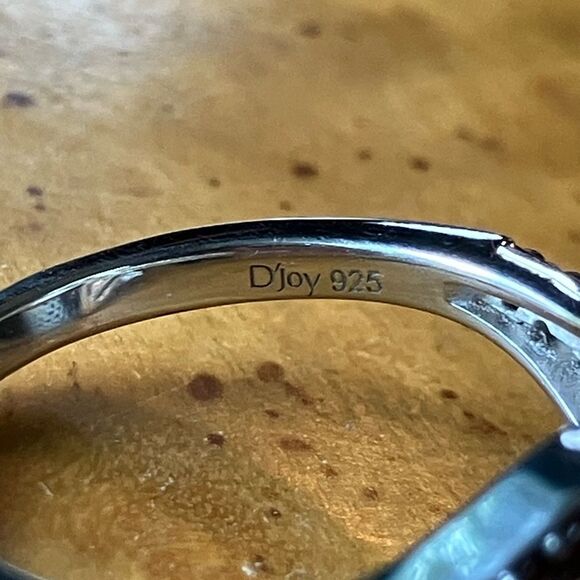 Natural Moroccan Amethyst Red Garnet Sterling Silver Ring Size 7 - Picture 6 of 9